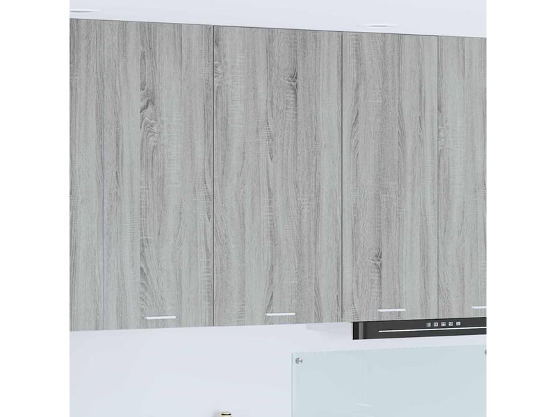  Meuble de rangement, armoire suspendue gris sonoma et blanc 50x31x100cm  - Conforama B