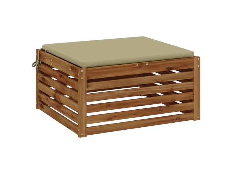 Coussin de siège, coussin d'assise 1 pièce soest 100 % polyester vert clair cf55741 - Conforama C