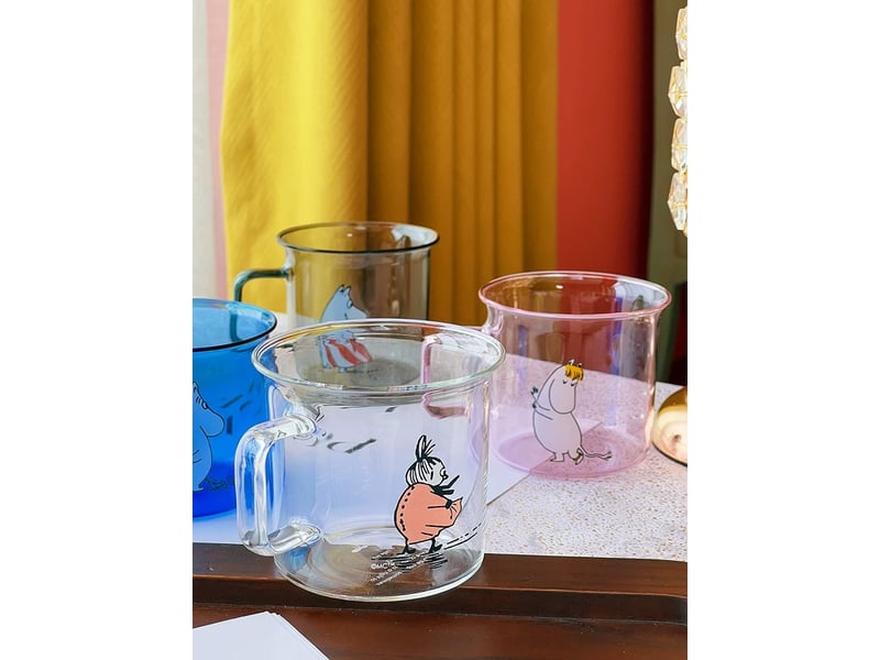  Mug muurla en verre, personnage moomin, bleu  - Conforama E