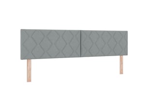 Tete de lit A poser largeur 180 cm <strong></strong> <strong></strong> argenté
