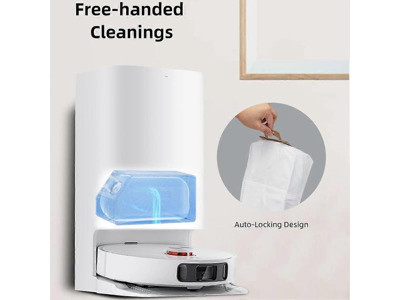 12pcs replacement spare parts dust bag for bot l30 ultra robot vacuum cleaner garbage dust bag dirty bag - Conforama B