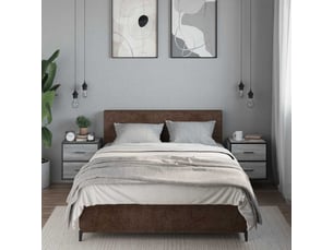Lot de 2 tables de chevet - cabinet de chevet - table de nuit murales sonoma gris 40x31x39,5 cm