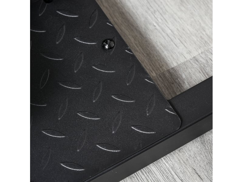  Appareil de squat sissy 3 en 1 noir en acier réglable, pour abdominaux, jambes et bras à domicile  - Conforama E