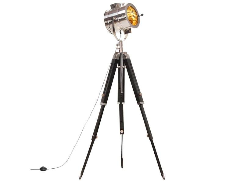  Lampadaire à trépied bois de manguier massif 165 cm shl98832  - Conforama B