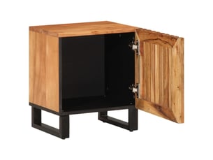 Lot de 2 tables de chevet - cabinet de chevet - table de nuit 40x34x46 cm bois d'acacia massif