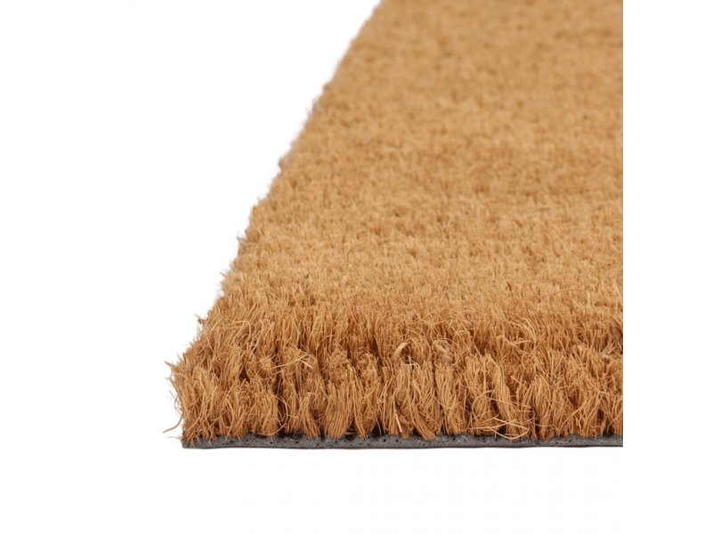  Tapis de porte naturel demi-rond 60x90cm fibre de coco touffeté - comfortxl 155564 - Conforama B