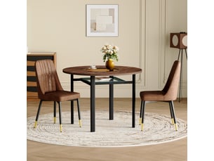 Ensemble table rond(e)  2 chaise(s)  <strong>STILVORA</strong> <strong></strong> 