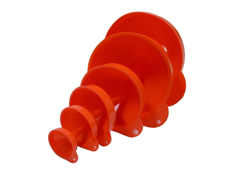  Set 6 entonnoirs plastique 50-160 mm  - Conforama A