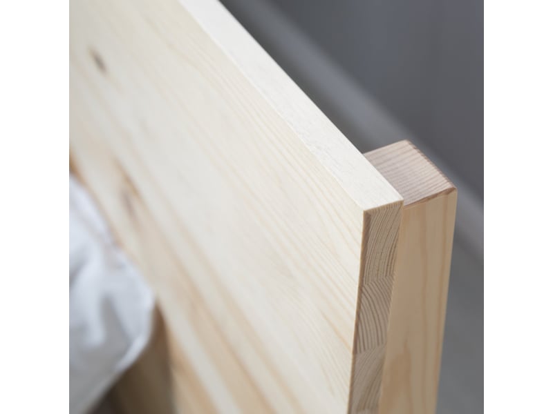  Lit adulte 2 personnes en bois avec sommier à lattes 140 x 200 cm lit06167  - Conforama E