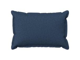 Lot de 6 housses de coussin houten bleu 50 x 80 cm lin synthétique cf49957