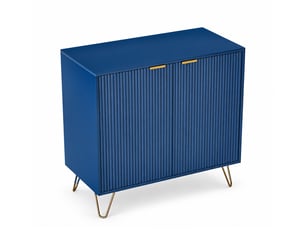 Buffet 2 porte(s)  0 tiroir(s) DAHUEN  - 80 cm coloris bleu 