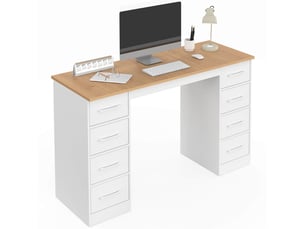 Bureau ID MARKET   coloris blanc