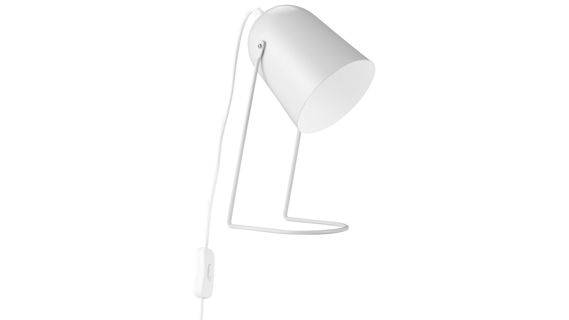 Lampe Métal 22 cm blanc KOSS blanc 28 Conforama
