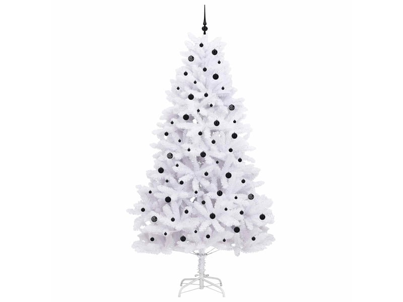  Sapin de noël artificiel, arbre de noël à branches articulées blanc 270 cm shl9772  - Conforama D