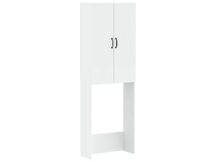 Armoire de toilette, meuble de toilette hoorn blanc 66x25.5x190 cm