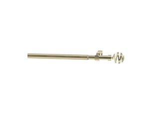 Kit tringle à rideaux extensible avec embouts spirales d19-16mm 120-210 cm