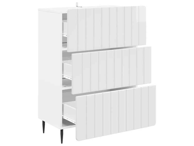  Armoire de rangement bureau, armoire à tiroirs 66 x 34,5 x 92 cm bois d'ingénierie shl8774  - Conforama E