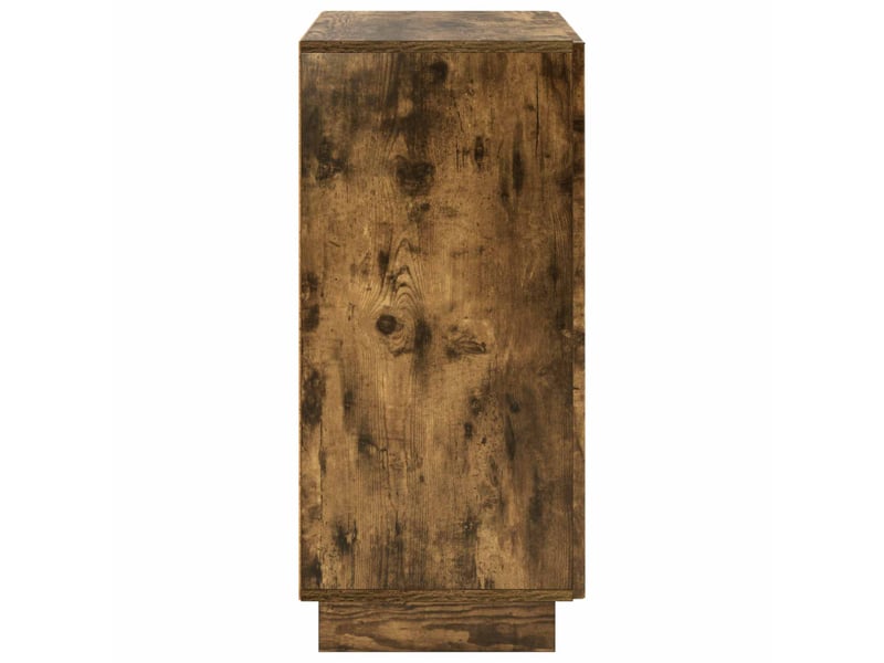  Buffet salon, buffet de rangement chêne fumé 67x34,5x75 cm bois d'ingénierie  - Conforama E