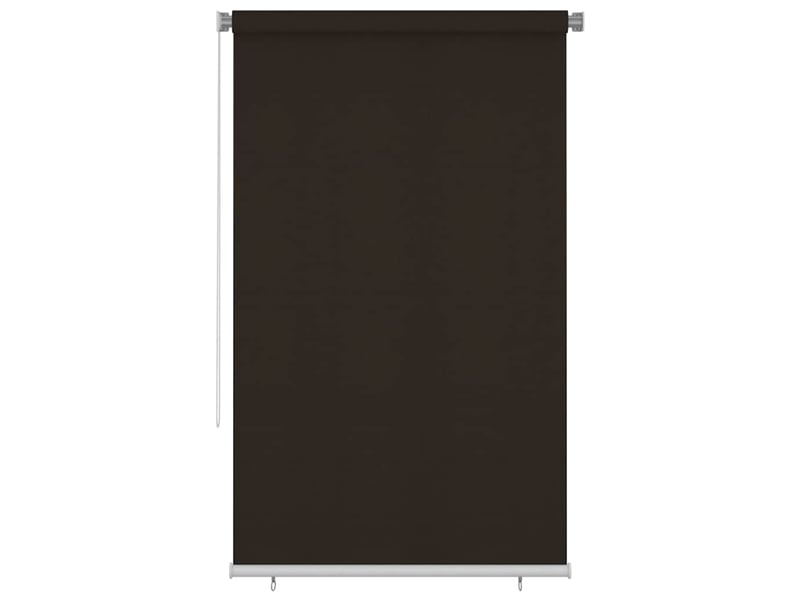  Store enrouleur, store roulant d'extérieur 145 (l) x 230 (h) cm marron hdpe cf47334  - Conforama B