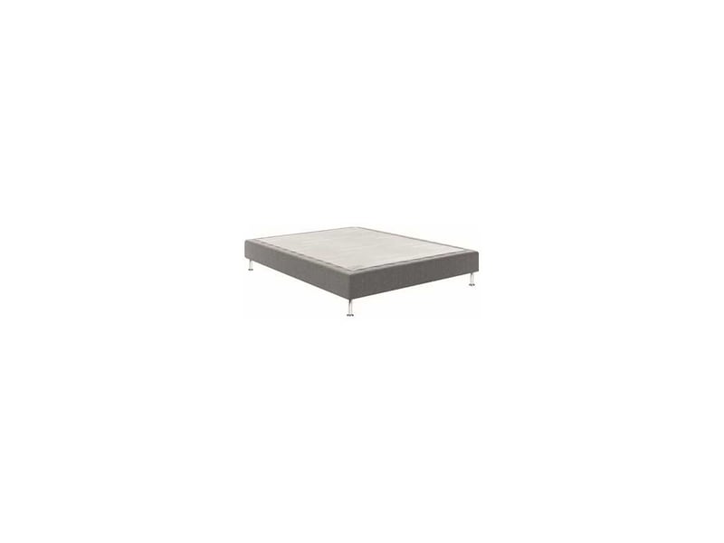  Sommier tapissier bultex reset gris clair 2x80x200 cm base 19 cm 5 zones avec lattes 7797745 - Conforama A