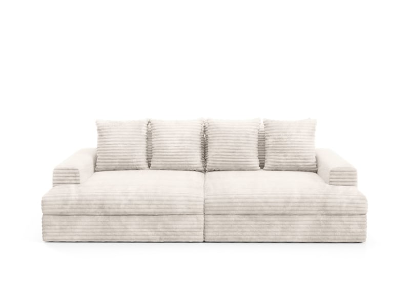 Canapé caldo tilia à confort élevé couleur : tilia blanc - Conforama A