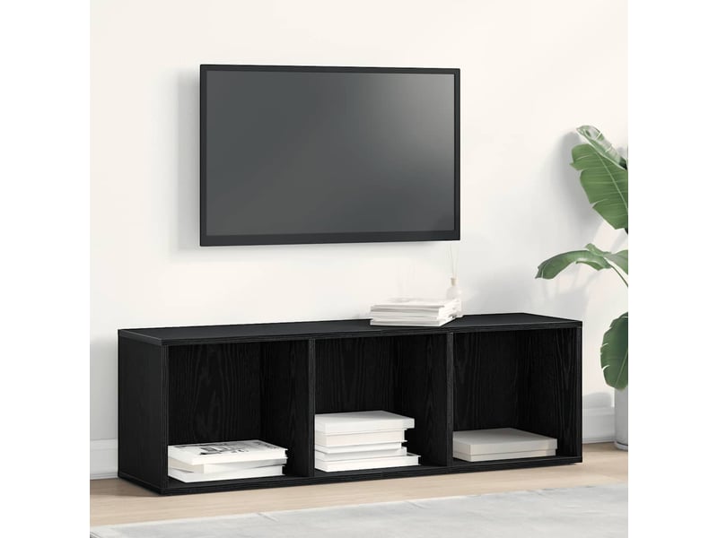  Bibliothèque, meuble de rangement salon en chêne noir 36 x 30 x 114 cm bois d'ingénierie  - Conforama C