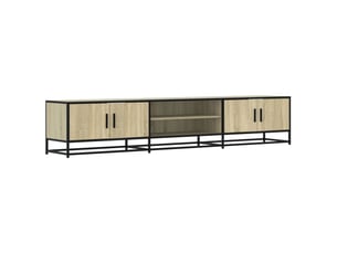 Meuble tv coloris marron 210 cm <strong></strong>  <strong></strong>