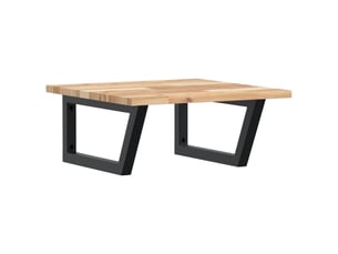 Étagère de vasque | étagère murale acier et bois massif d'acacia shl2289