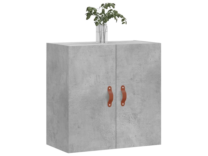  Armoire murale salon, meuble de rangement gris béton 60x31x60 cm bois d'ingénierie shl7260  - Conforama C