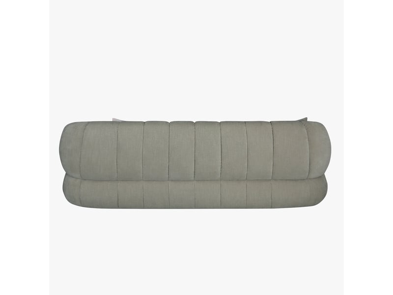 Canapé 3 places en tissu vert - Conforama D