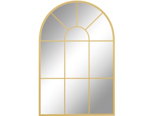 Miroir arrondi(e) à fixer coloris doré <strong>MIVRAY </strong>  <strong></strong> - 91 cm x 60 cm