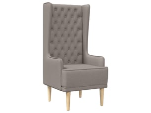 Fauteuil fixe VIDAXL  Tissu marron