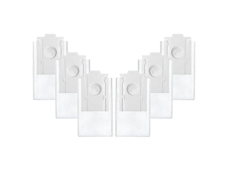  6pcs dust bags replacement for samsung vca-rdb95 jet bot+ jet bot ai+ robot vacuum clean station accessories parts  - Conforama C