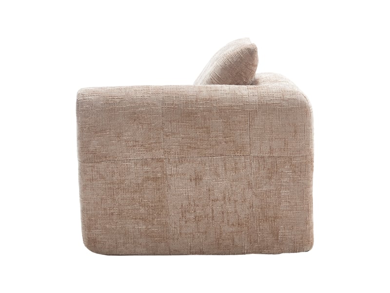  Canapé de salon, canapé moderne — poches latérales, sans montage, kaki, avec méridienne  - Conforama B