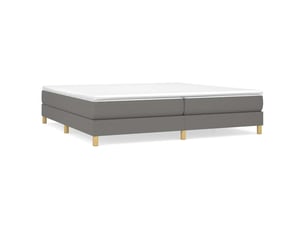 Lit 2 places 200x200 cm    coloris gris