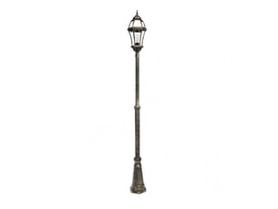Lampadaire extérieur fabrilamp becrux 1 x e27 bicolore ip44 168,5-234 x 25 x 25 cm