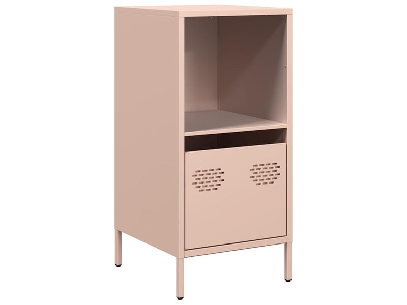  Buffet - bahut - meuble de rangement rose 35x39x73,5 cm acier laminé à froid  - Conforama A