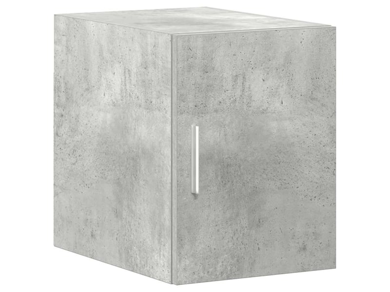  Buffet - armoire de rangement mince gris béton 30x42,5x225 cm  - Conforama E