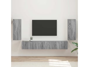 Meuble tv coloris gris 98 cm <strong></strong>  <strong></strong>