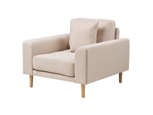 Fred- fauteuil en tissu sable