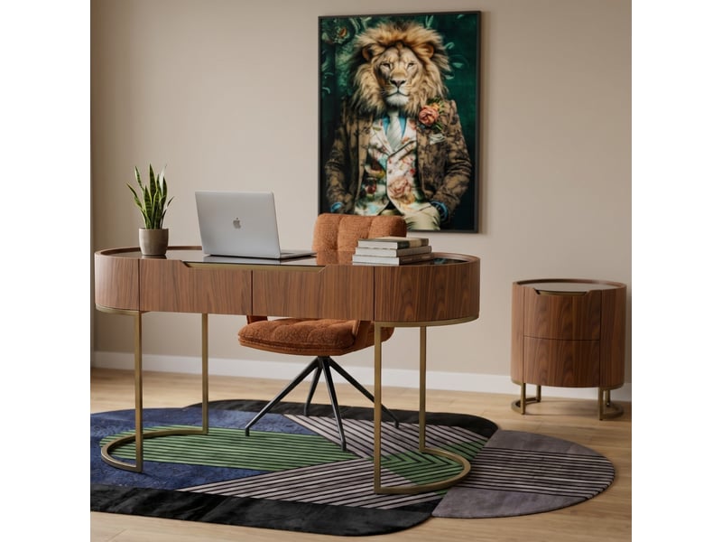  bureau giorgio 140x58cm kare design  - Conforama B