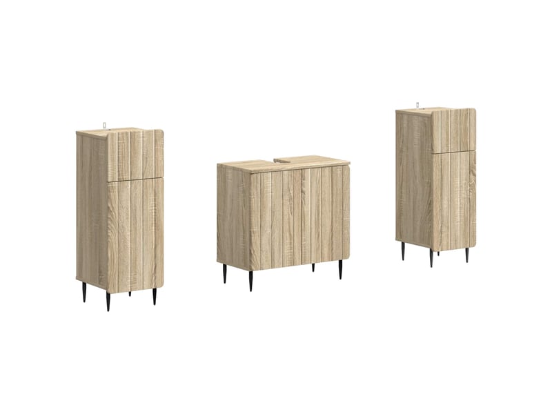  Ensemble de meuble de salle de bain 3 pièces zwolle cf63533  - Conforama A