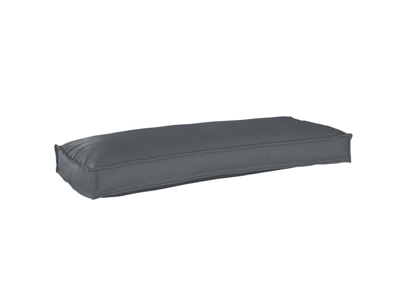 Coussin d'assise, coussin pour chaisecanapé tissu oxford anthracite 100 x 40 x 8 cm cf56637 - Conforama B