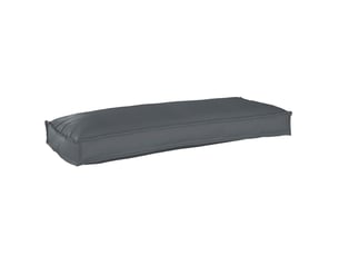 Coussin d'assise, coussin pour chaisecanapé tissu oxford anthracite 100 x 40 x 8 cm cf56637