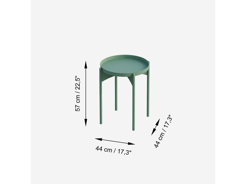  Table basse ronde de salon en métal shb-002  - Conforama D