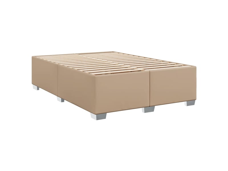 Lit double- lit adulte -  cadre de lit sans matelas cappuccino 160x200 cm similicuir  - Conforama B