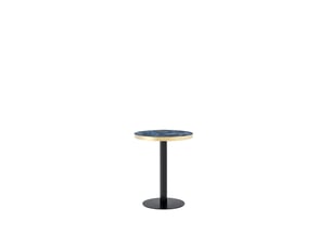 Table basse rond(e) coloris bleu ULQENI  - 60 cmx60 cm