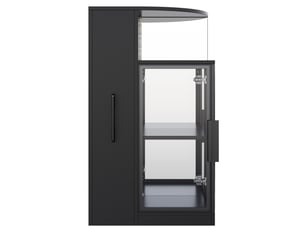 Vitrine coloris noir <strong>DESVIAE</strong> <strong></strong> - x112 cm