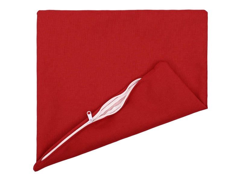  Lot de 6 coussins avec oreiller, coussins décoratifs heerlen rouge tissu cf50744  - Conforama C