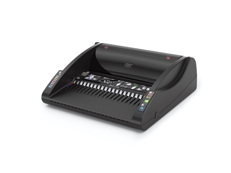 Gbc c200e machine de reliure à peigne 330 feuilles noir  - Conforama A